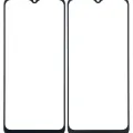 2 in 1 Front Glass With OCA Pre-Installed For Motorola Moto E7 Plus (XT2081 / 2020)