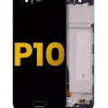 LCD Assembly With Frame For Huawei P10 (Refurbished) (Black)