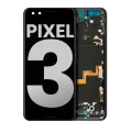 OLED Assembly With Frame For Google Pixel 3 (Used OEM Pull: Grade B/C) (Just Black)