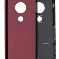 Back cover Glass For Motorola Moto G7 Plus (XT1965 / 2019) (Viva Red)