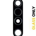 Back Camera Lens (Glass Only) With Adhesive For Motorola One Vision Plus (2020) (Black)
