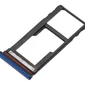 Dual Sim Card Tray For Motorola One Vision (XT1970 / 2019) / P50 (XT1970 / 2019) (Blue)