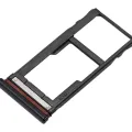 Dual Sim Card Tray For Motorola One Vision (XT1970 / 2019) / P50 (XT1970 / 2019) (Black)
