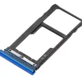 Single Sim Card Tray For Motorola One Vision (XT1970 / 2019) (Sapphire Blue)