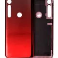 Back Cover Glass For Motorola One Macro (XT2016 / 2019) (Gradient / Red)