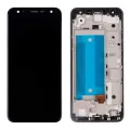 LCD Assembly With Frame For LG K40 (2019 / X420) / K12 Plus (Refurbished) (Moroccan Blue)