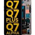 LCD Assembly With Frame For LG Q7 / Q7 Plus / Q7 Alpha (Refurbished) (Silver)