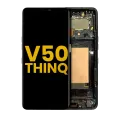 OLED Assembly With Frame For LG V50 ThinQ 5G (US Version) (Refurbished) (Aurora Black)
