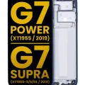 LCD Assembly With Frame For Motorola Moto G7 Power (XT1955 / 2019) / G7 Supra (XT1955-5/6/DL / 2019) (US Version) (157MM) (Refurbished) (Marine Blue)
