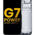 LCD Assembly With Frame For Motorola Moto G7 Power (XT1955-1/2/4/7 / 2019) (International Version) (154MM) (Refurbished) (Ceramic Black)