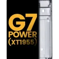 LCD Assembly With Frame For Motorola Moto G7 Power (XT1955-1/2/4/7 / 2019) (International Version) (154MM) (Refurbished) (Ceramic Black)