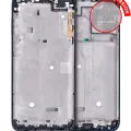 Mid-Frame Housing + LCD Frame For Motorola Moto G7 Power (XT1955 / 2019) (US Version) (Marine Blue) (2 Piece Set)