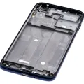 Mid-Frame Housing + LCD Frame For Motorola Moto G7 Power (XT1955 / 2019) (US Version) (Marine Blue) (2 Piece Set)