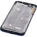 Mid-Frame Housing + LCD Frame For Motorola Moto G7 Power (XT1955 / 2019) (US Version) (Marine Blue) (2 Piece Set)
