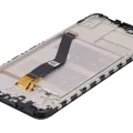 LCD Assembly With Frame For Huawei Y6 (2019) (Refurbished) (Midnight Black)