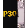 OLED Assembly With Frame For Huawei P30 (Refurbished) (Black)