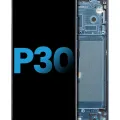 LCD Assembly With Frame For Huawei P30 (Aftermarket: Incell) (Aurora)