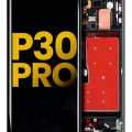 OLED Assembly With Frame For Huawei P30 Pro (Aftermarket Plus) (Black)