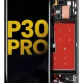 OLED Assembly With Frame For Huawei P30 Pro (Aftermarket Plus) (Black)