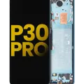 OLED Assembly With Frame For Huawei P30 Pro (Aftermarket Plus) (Aurora)