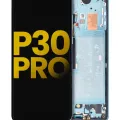 OLED Assembly With Frame For Huawei P30 Pro (Aftermarket Plus) (Aurora)