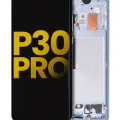 OLED Assembly With Frame For Huawei P30 Pro (Aftermarket Plus) (Breathing Crystal)