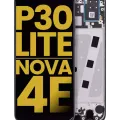 LCD Assembly With Frame For Huawei P30 Lite (2019) / Nova 4e (4GB RAM) (Aftermarket Plus) (Midnight Black)