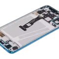 LCD Assembly With Frame For Huawei P30 Lite / Nova 4e (Aftermarket Plus) (4GB RAM) (Peacock Blue)