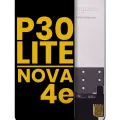 Дисплейний модуль (LCD) без рамки для Huawei P30 Lite / Nova 4e (Aftermarket Plus) (усі кольори)