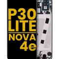 LCD Assembly With Frame For Huawei P30 Lite / Nova 4e (Aftermarket Plus) (6GB RAM) (Midnight Black)