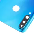Back cover Glass With Camera Lens For Huawei P30 Lite / Nova 4E (6GB RAM / Without Logo) (Peacock Blue)