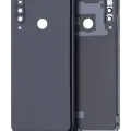 Back cover Glass With Camera Lens For Huawei P30 Lite / Nova 4E (4GB RAM / Without Logo) (Midnight Black)