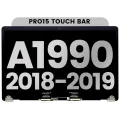Complete LCD Display Assembly For MacBook Pro 15" A1990 (2018-2019) (Used OEM Pull: Grade A) (Silver)
