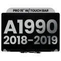 Complete LCD Display Assembly For MacBook Pro 15" A1990 (2018-2019) (Used OEM Pull: Grade B) (Space Gray)