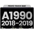 Complete LCD Display Assembly For MacBook Pro 15" A1990 (2018-2019) (Used OEM Pull: Grade B) (Silver)