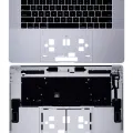 Top Case with Keyboard (ANSI US) For MacBook Pro 15" A1990 (2018-2019) (OEM New) (Silver)