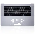 Top Case with Keyboard (ANSI US) For MacBook Pro 15" A1990 (2018-2019) (OEM New) (Silver)