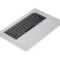 Top Case with Battery and Keyboard (ANSI US) For MacBook Pro 15" A1990 (2018-2019) (Silver)