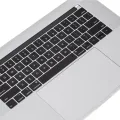 Top Case with Battery and Keyboard (ANSI US) For MacBook Pro 15" A1990 (2018-2019) (Silver)