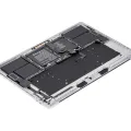 Top Case with Battery and Keyboard (ANSI US) For MacBook Pro 15" A1990 (2018-2019) (Silver)