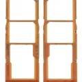 Dual Sim Card Tray For Samsung Galaxy A70 (A705 / 2019) (Coral)