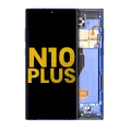 OLED Assembly With Frame For Samsung Galaxy Note 10 Plus / 5G (Refurbished) (Aura Blue)