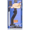 OLED Assembly With Frame For Samsung Galaxy Note 10 Plus / 5G (Refurbished) (Aura Blue)