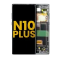 OLED Assembly With Frame For Samsung Galaxy Note 10 Plus / 5G (Refurbished) (Aura Black)