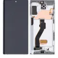 OLED Assembly With Frame For Samsung Galaxy Note 10 Plus / 5G (Refurbished) (Aura White)