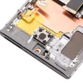 OLED Assembly With Frame For Samsung Galaxy Note 10 Plus / 5G (Refurbished) (Aura Glow / Silver)