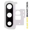 Back Camera Lens With Bracket / Bezel For Samsung Galaxy Note 10 Plus / 5G (Aura White)