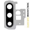 Back Camera Lens With Bracket / Bezel For Samsung Galaxy Note 10 Plus / 5G (Aura Glow / Silver)