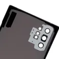 Back Cover Glass With Camera Lens For Samsung Galaxy Note 10 Plus / 5G (No Logo) (Aftermarket Plus) (Aura White)