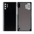 Back Cover Glass With Camera Lens For Samsung Galaxy Note 10 Plus / 5G (No Logo) (Aftermarket Plus) (Aura Black)